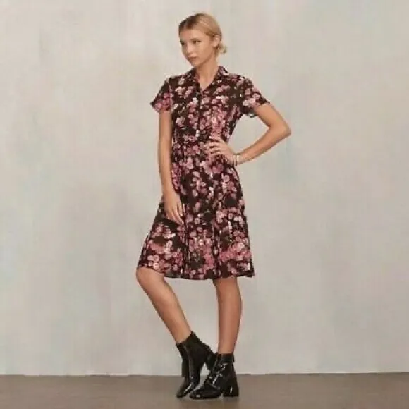 Reformation Charlie Rose Floral Dress