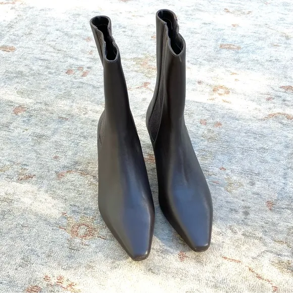 Reiss Mina NWT Brown Leather Boots Sz 39, 8.5 US
