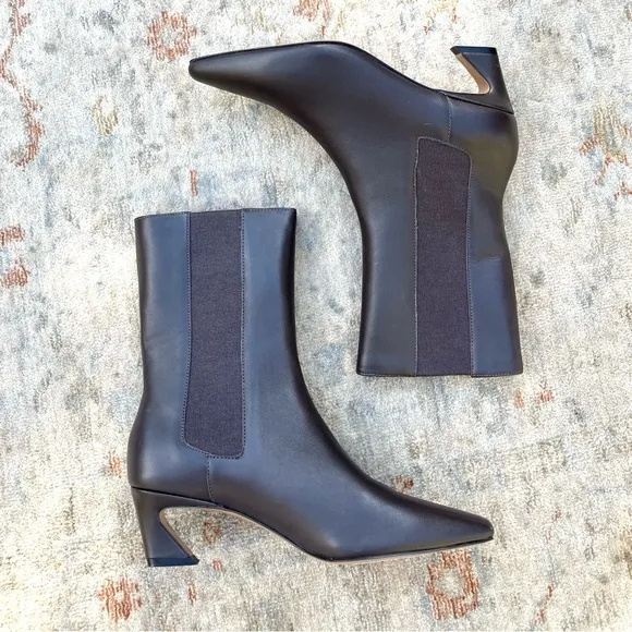 Reiss Mina NWT Brown Leather Boots Sz 39, 8.5 US