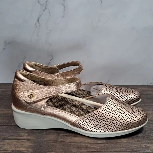 Revere Osaka Rose Laser Mary Jane Shoes w/Fitting Kit Accessories Womens 6 M