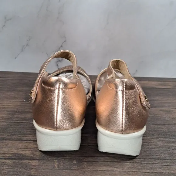 Revere Osaka Rose Laser Mary Jane Shoes w/Fitting Kit Accessories Womens 6 M