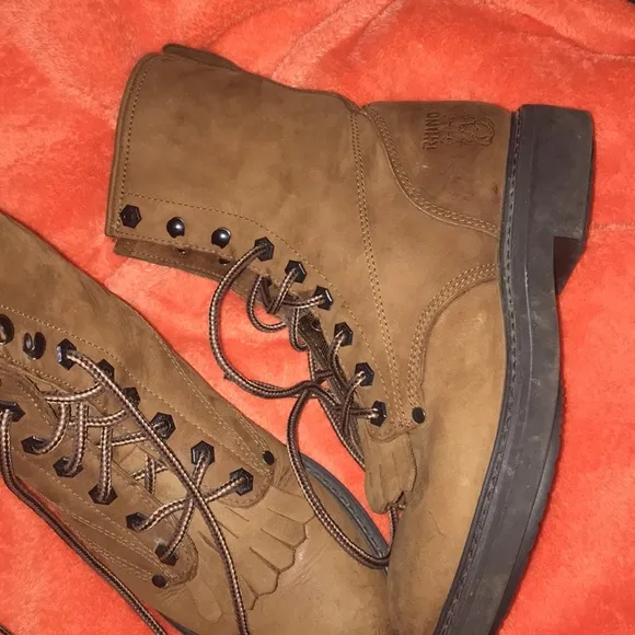 Rhino Leather Work Boots 🥾