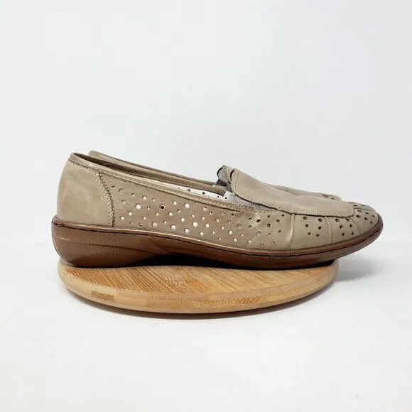 Rieker Shoes Womens 42 Dora Slip On Perforated Comfort Loafer