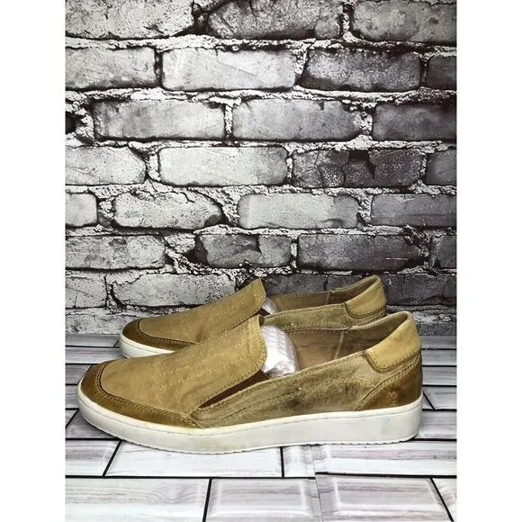 Roan By Bedstu Wils Brown Leather Textile SlipOn Casual Shoes Men Sz 12M US/45EU