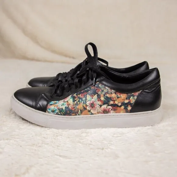 Robert Graham black floral shoe-10.5