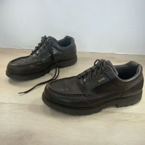 Rockport Mens Brown Leather Work Shoes Slip-Resistant Gore-Tex Size 13M (MW373 )