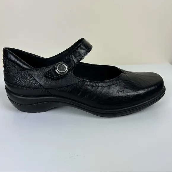 Romika | Academia Comfy Leather Mary Jane Cassie Shoes Black | 38