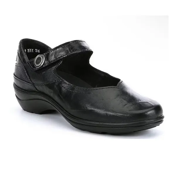 Romika | Academia Comfy Leather Mary Jane Cassie Shoes Black | 38