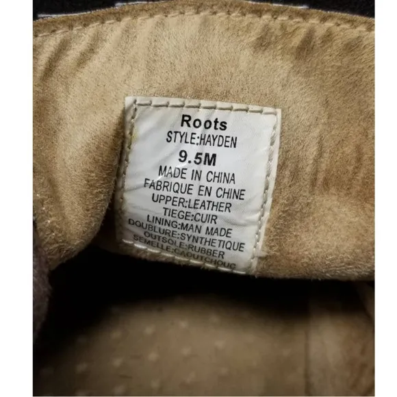 Roots Canadian Hayden Brown Suede Leather Sneakers Men's 9.5M