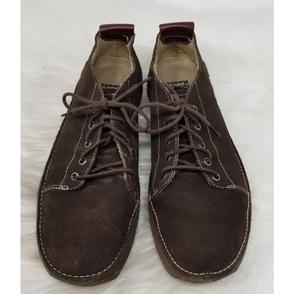Roots Canadian Hayden Brown Suede Leather Sneakers Men's 9.5M