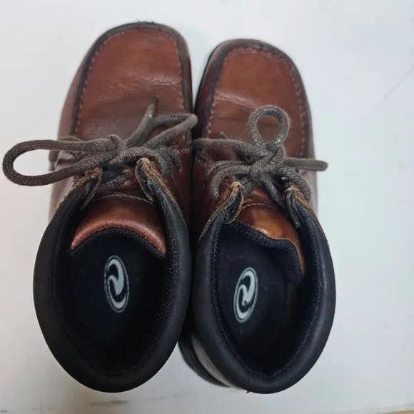Roper Brown Sz6 Lace Up Ankle leather boots. W's. Rubber Soles. RareToughSturdy