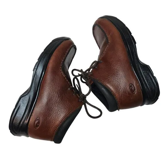 Roper Brown Sz6 Lace Up Ankle leather boots. W's. Rubber Soles. RareToughSturdy