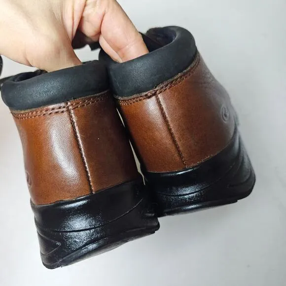 Roper Brown Sz6 Lace Up Ankle leather boots. W's. Rubber Soles. RareToughSturdy