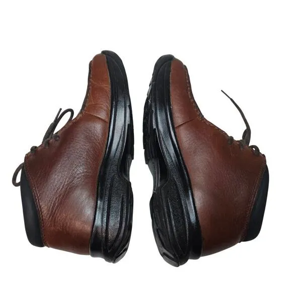 Roper Brown Sz6 Lace Up Ankle leather boots. W's. Rubber Soles. RareToughSturdy