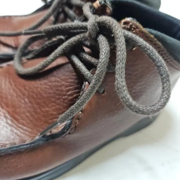 Roper Brown Sz6 Lace Up Ankle leather boots. W's. Rubber Soles. RareToughSturdy