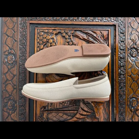 Rothy's Cream Loafers Sleek Slip-On Shoes