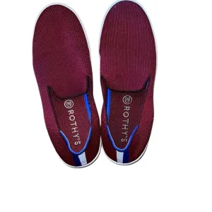 Rothy's Dark Red Slip-On Flats Size 9.5