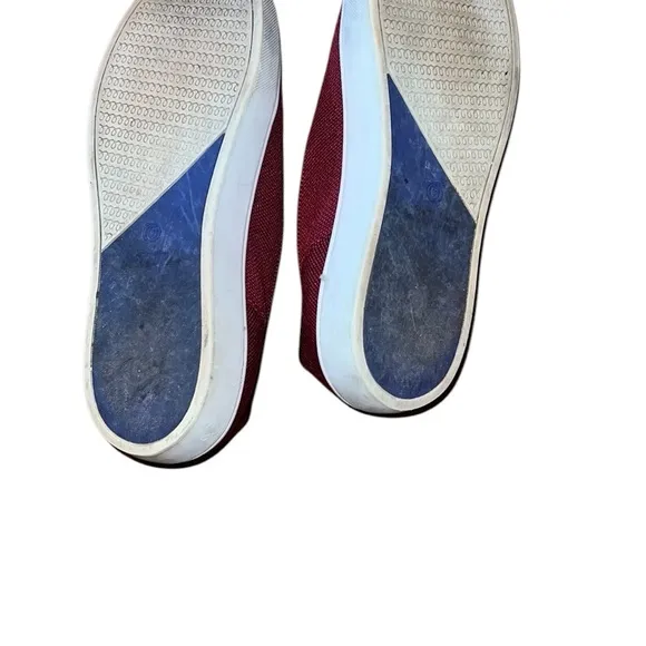 Rothy's Dark Red Slip-On Flats Size 9.5