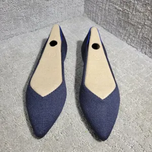 Rothy's The Point Women's Size 6 US Maritime Navy Pointed Toe Slip on Shoes