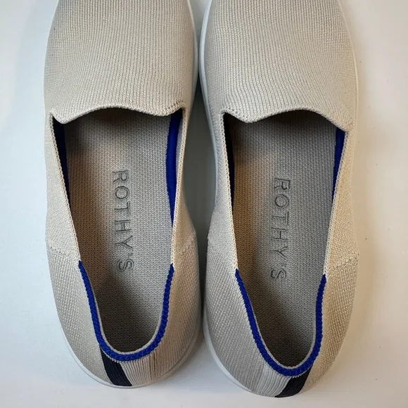 ROTHY’S Women’s 9.5 The Original Slip On Sneaker Sand Textile Beige