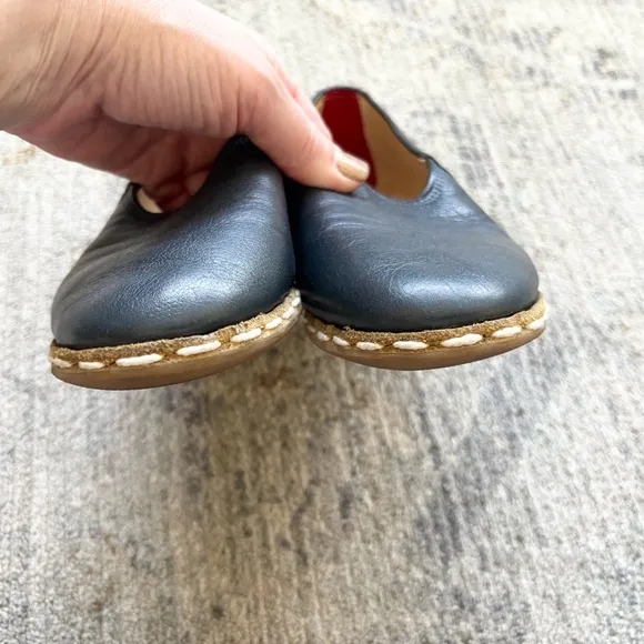 SABAH Leather Loafers Size 39 or 7/7.5 Classic Minimalist Lagenlook Casual