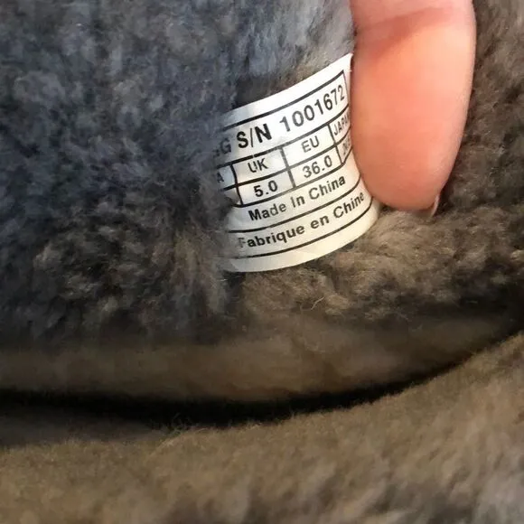 SALE 🏦 EUC UGG 1001672 Black/Grey