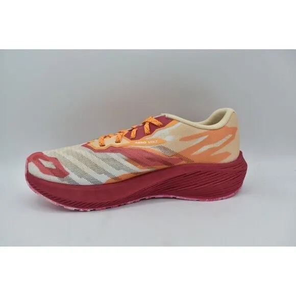 Salomon Womens Size 7.5 Aero Volt Peach Pink White Running Shoes Sneakers