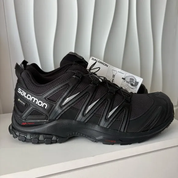 Salomon XA Pro 3D GTX Trail Running Shoes Lead Black Phantom Men's Sz 10.5 NWOB