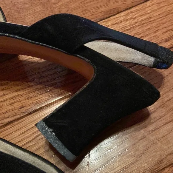 Salvatore Ferragamo beige/black woven slingbacks Narrow #quietluxury