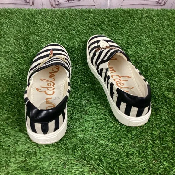 Sam Edelman Evelina Striped Bee/Dragonfly Shoes 10