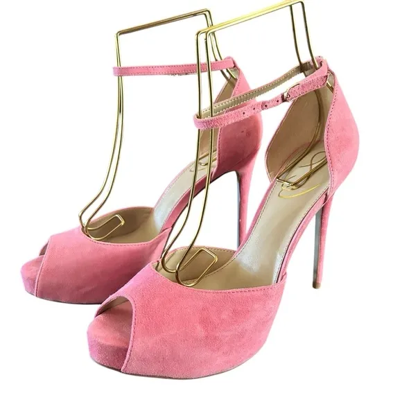 Sam Edelman Florencia Ankle Strap Stiletto Heels Size 9.5