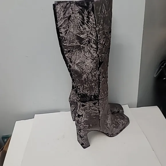 Sam Edelman Issabel Velvet Square Toe Tall Dress Boots