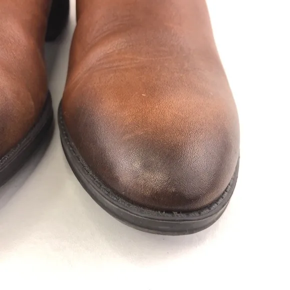 Sam Edelman Penny Brown Leather Tall Riding Boots 8 M