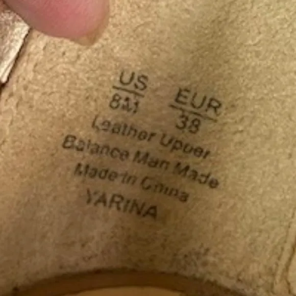 Sam Edelman Yarina Caged Suede Heels in‎ Camel, size 8 M