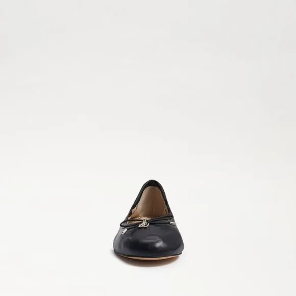 Sam Edelman Felicia Ballet Flat Girls Size 13 Black Leather Slip on Shoes ZPO673