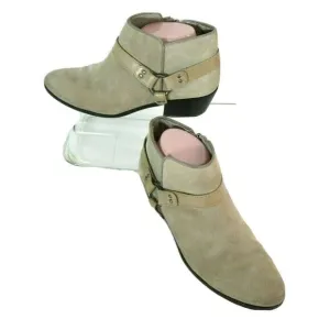 Sam Edelman Size 8.5 Taupe Harness Ankle Booties