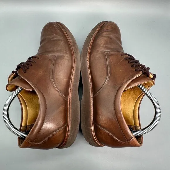 Samuel Hubbard Founders Men's 9 Brown Dress Shoes Lace-Up Low Top Oxford Casual