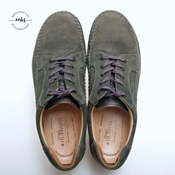 Samuel Hubbard Suede Leather Lace Up Casual Shoes