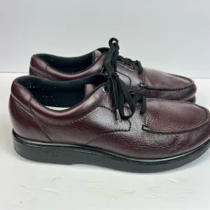 SAS Bout Time Lace Up Loafers Men’s 11.5 WW Extra Wide Width Cordovan Burgundy