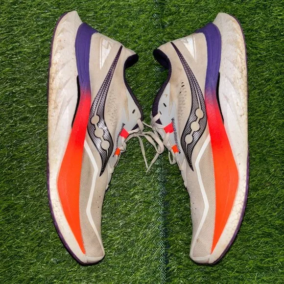 Saucony Endorphin Speed 4 Shoes Mens 11 White Running Walking Sneakers