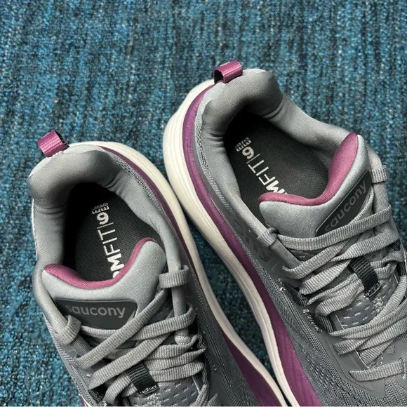 Saucony Hurricane 24 Running Shoes in Flint Viola