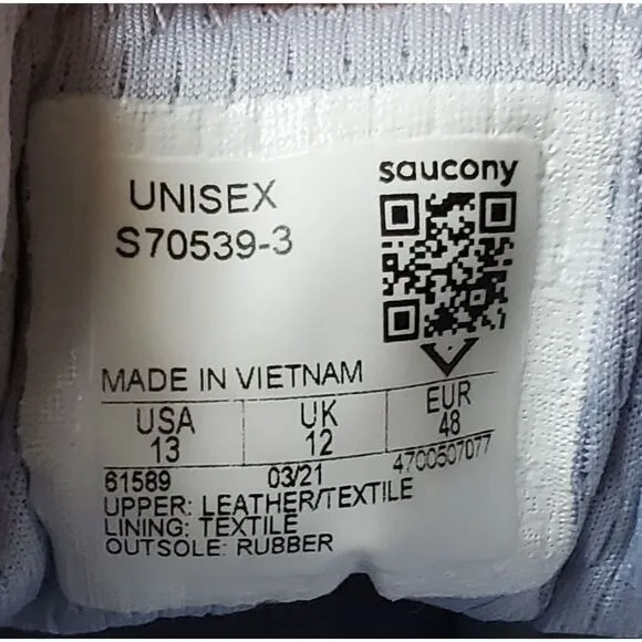 Saucony Jazz 81 Shoes Men 13 Gray Silver Casual Sneakers S70539-3
