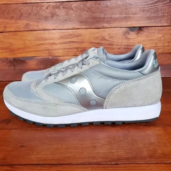 Saucony Jazz 81 Shoes Men 13 Gray Silver Casual Sneakers S70539-3