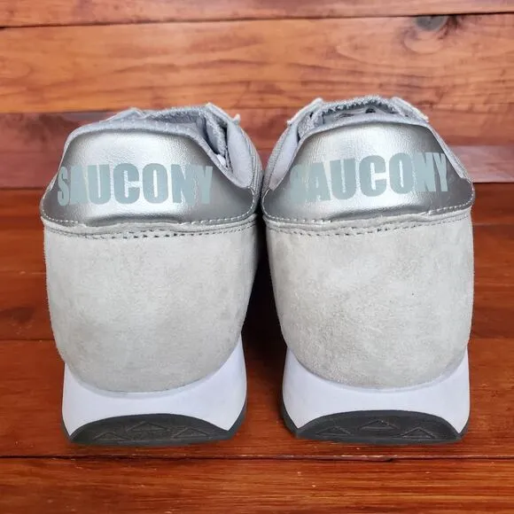 Saucony Jazz 81 Shoes Men 13 Gray Silver Casual Sneakers S70539-3