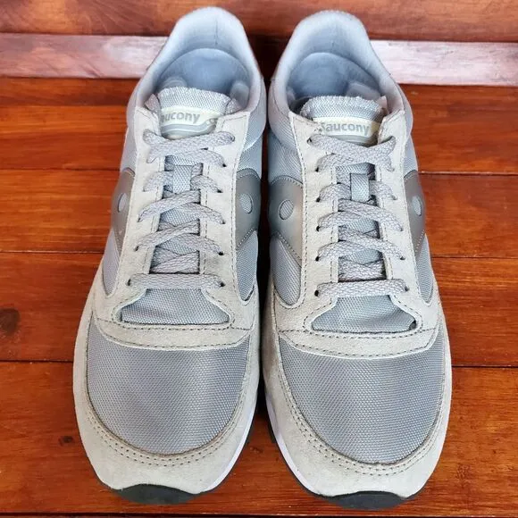 Saucony Jazz 81 Shoes Men 13 Gray Silver Casual Sneakers S70539-3