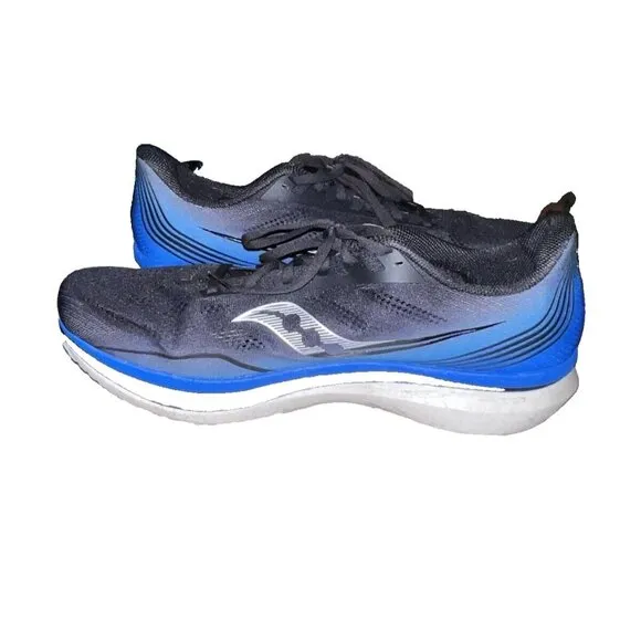 SAUCONY Mens Endorphin Pro Speedroll Technology Black Running Shoes Sz 14