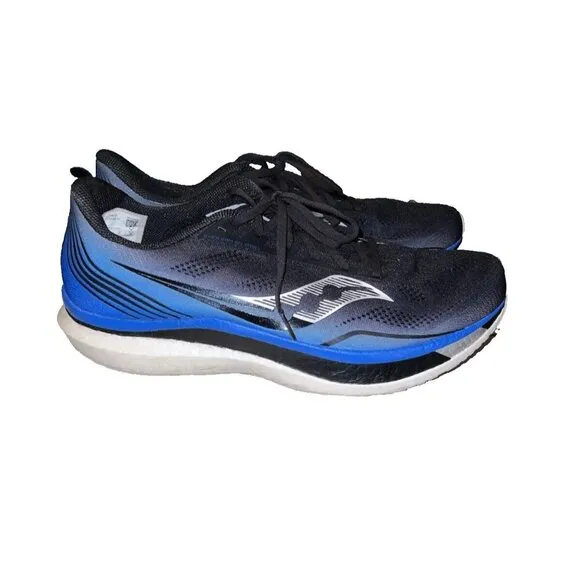 SAUCONY Mens Endorphin Pro Speedroll Technology Black Running Shoes Sz 14