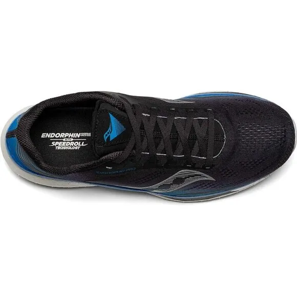 SAUCONY Mens Endorphin Pro Speedroll Technology Black Running Shoes Sz 14