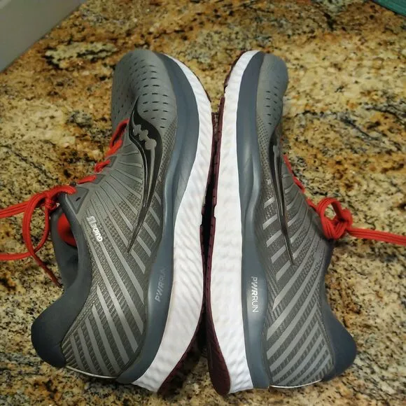 Saucony Mens Guide 13 S20548-30 Gray Running Shoes Sneakers Size 9