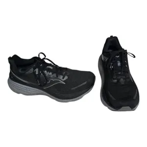 Saucony Mens Hurricane 24 Running Shoes Size 13 Sneakers Black &amp; Gray S20933-101